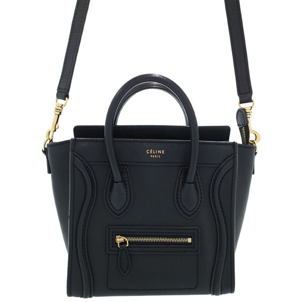 Celine Luggage Shopper Leather Shoulder Bag